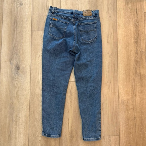 Vintage Jordache High Rise Straight‎ Leg Classic Blue Denim Jeans Women's 14 EUC - Picture 6 of 11